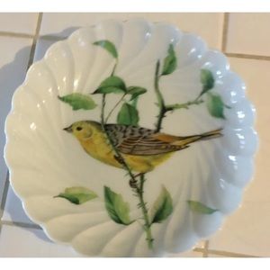 NIB Haviland Limoges Collector’s Yellow Bird Trinket Dish Signed & Dated 5-8-78